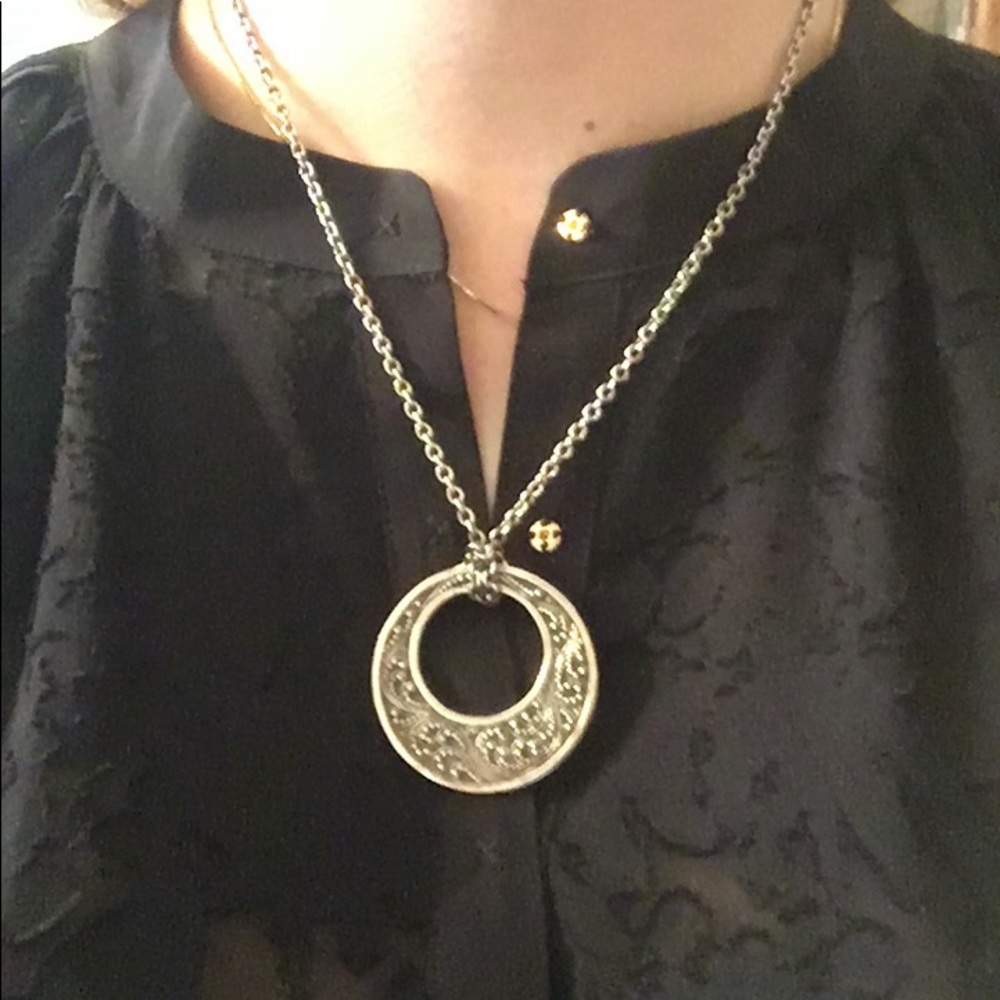 Lois Hill silver necklace pendant